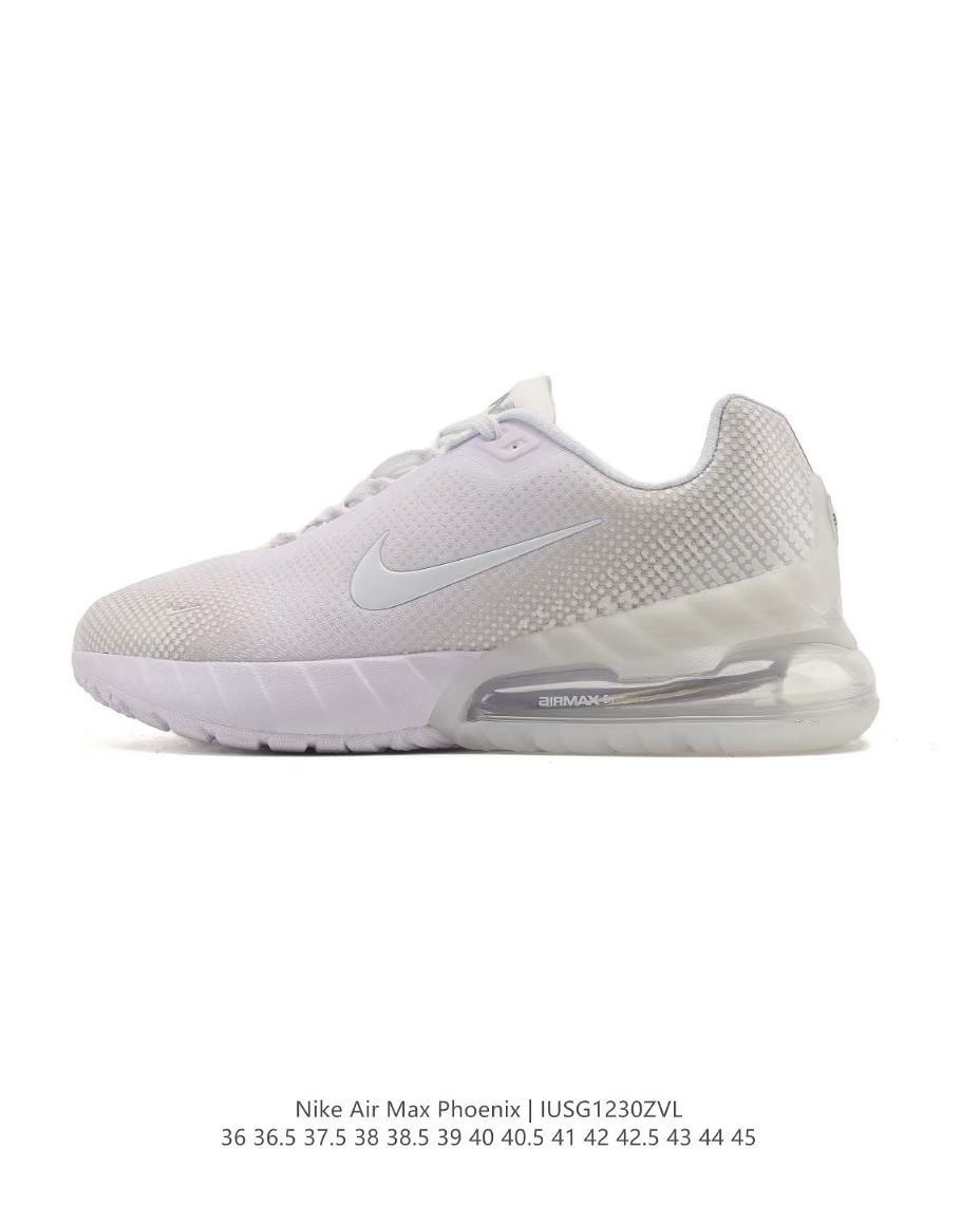 Nike Air Max Phoenix White Running Sneakers JUSG1230ZVL