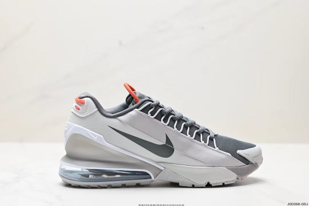 Nike Air Max 270 GDJ Sneakers in White, Gray and Orange