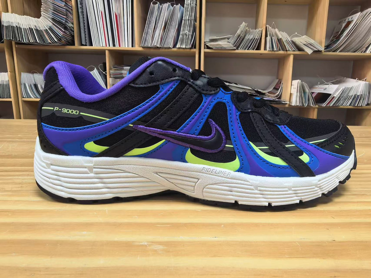 Nike P-9000 Sneakers Black Blue Purple