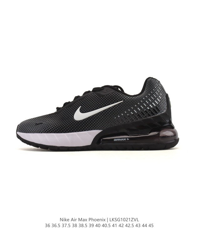 Nike Air Max Phoenix Black and White Sneakers LKS1021ZVI
