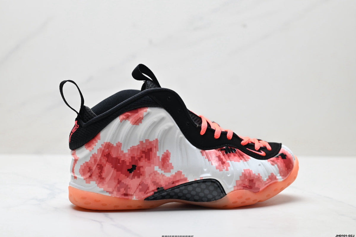 Nike Air Penny 1 Sneakers Black White Bright Crimson