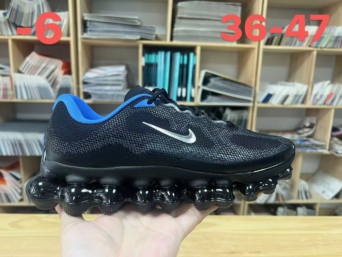 Nike Air Liquid Max Running Shoes in Black and Blue