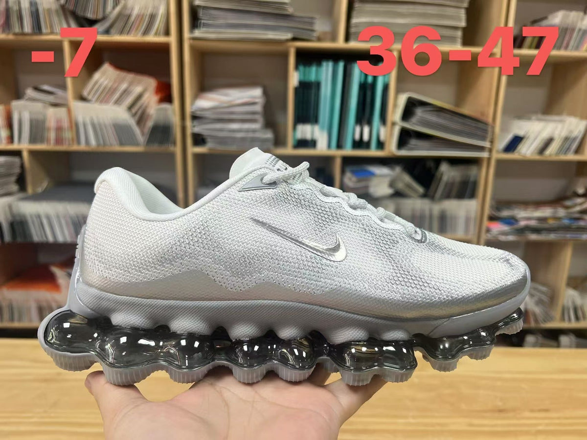 Nike Air Liquid Max Running Shoes, White and Black