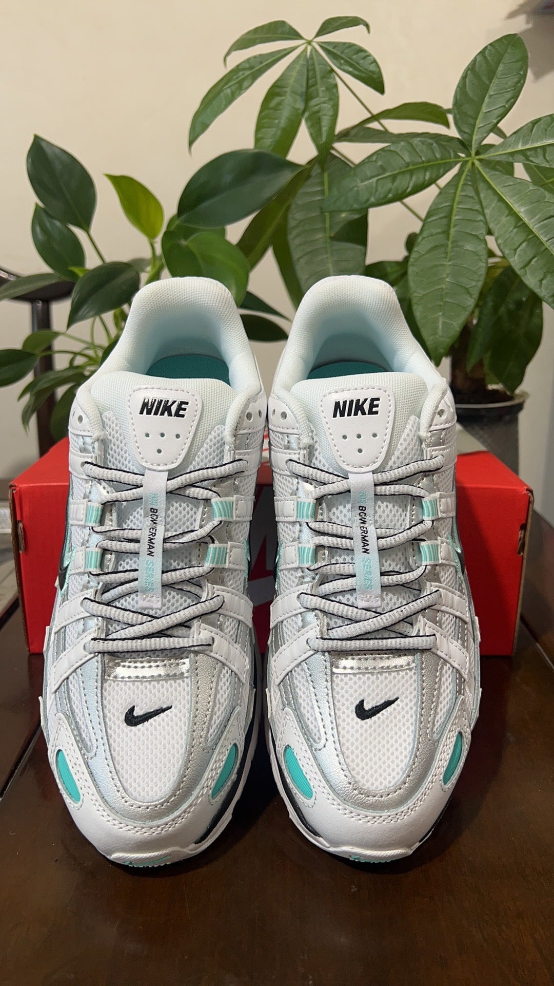 Nike P-6000 Sneakers White Turquoise BV1021-104