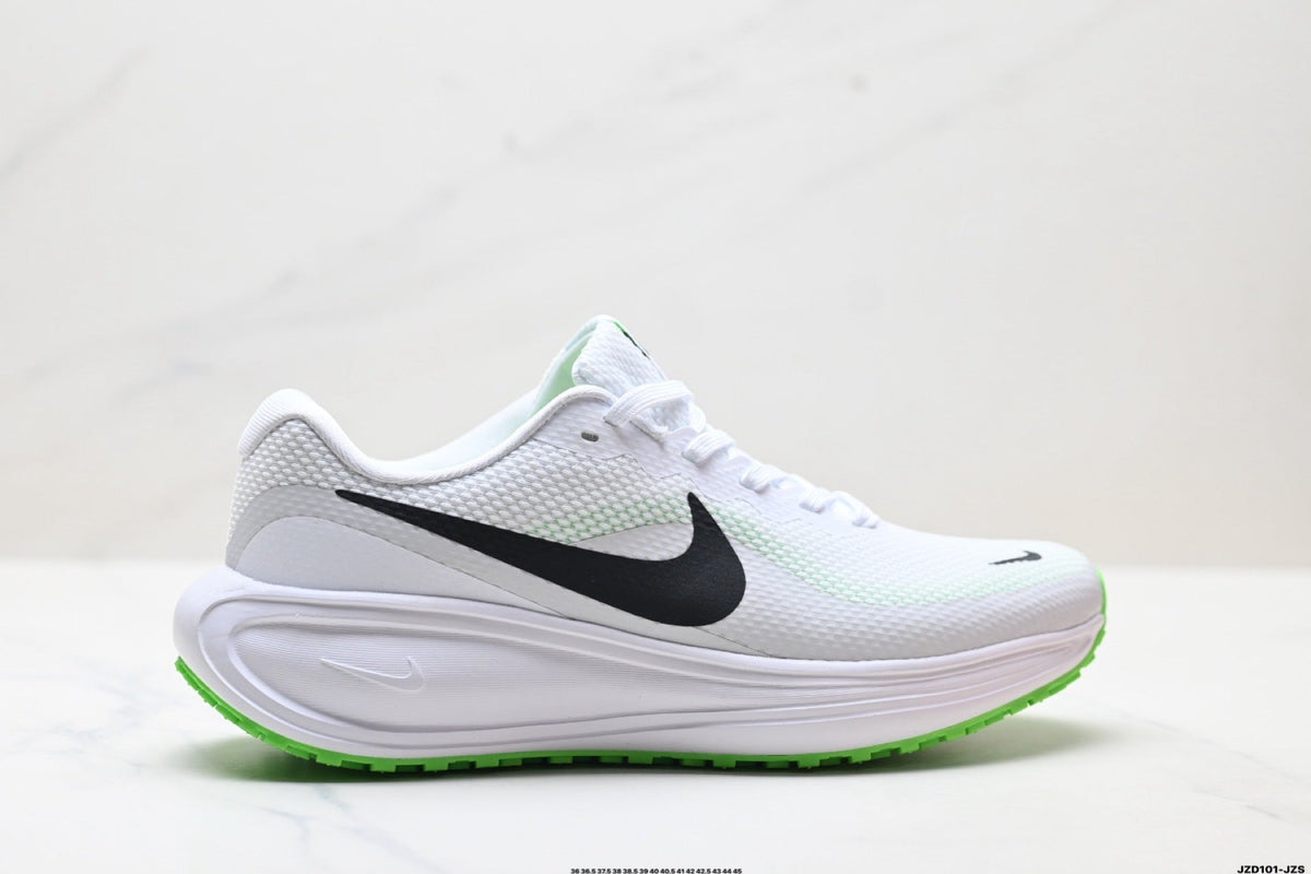Nike Revolution 8 Running Shoes White and Green