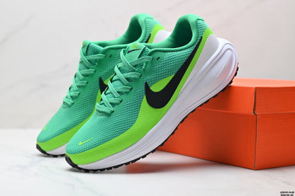 Nike Revolution 8 Running Shoes in Teal and Lime