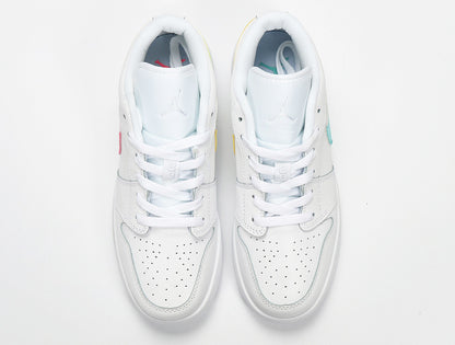 Nike Air Force 1 Low Candy Swoosh White Sneakers CW7035-100