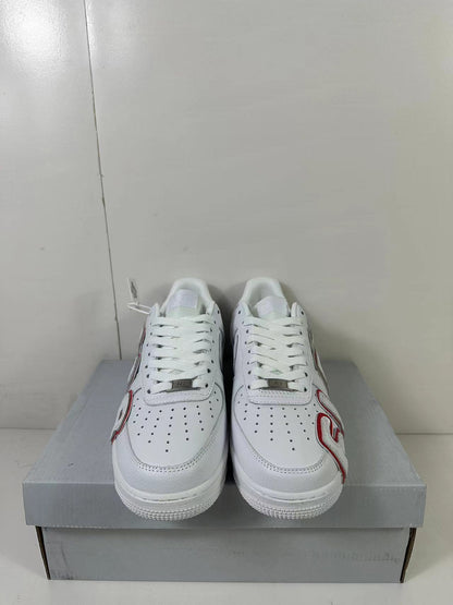 CPFM x Nike Air Force 1 Low White Red CK4746-991