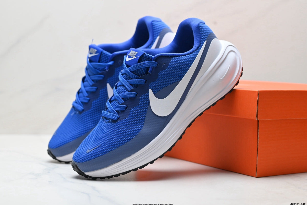 Nike Revolution 8 Running Shoes in Blue and White