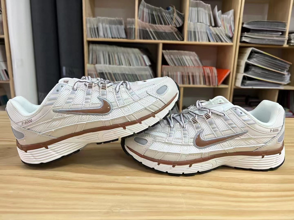 Nike P-6000 Sneakers White Brown CD6404-106