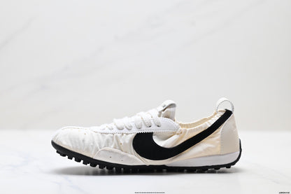 Jacquemus x Nike Jacumoon Low-Top Sneakers, White and Black
