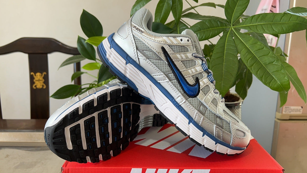 Nike P-6000 Sneakers White Grey Blue BV1021-001