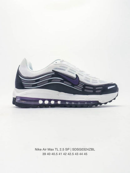 Nike Air Max TL 2.5 SP White Purple Sneakers SDSG0324ZBL