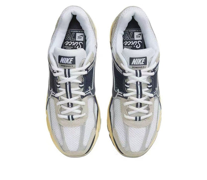 Nike Vomero 5 Sneakers in White, Grey and Blue