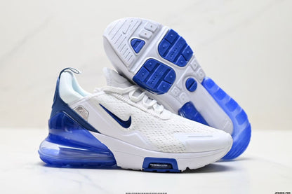 Nike Air Max 270 React White and Blue Sneakers JFD268-FDK