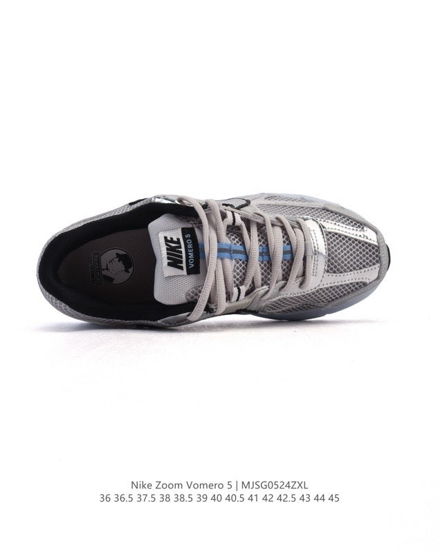 Nike Zoom Vomero 5 Silver Blue Sneakers IM5042-XL