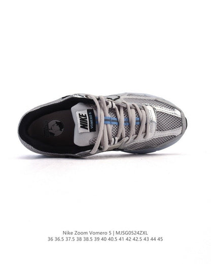 Nike Zoom Vomero 5 Silver Blue Sneakers IM5042-XL