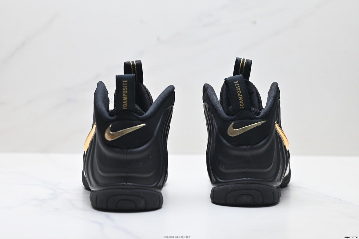 Nike Air Foamposite One Penny Hardaway Black Gold Sneakers