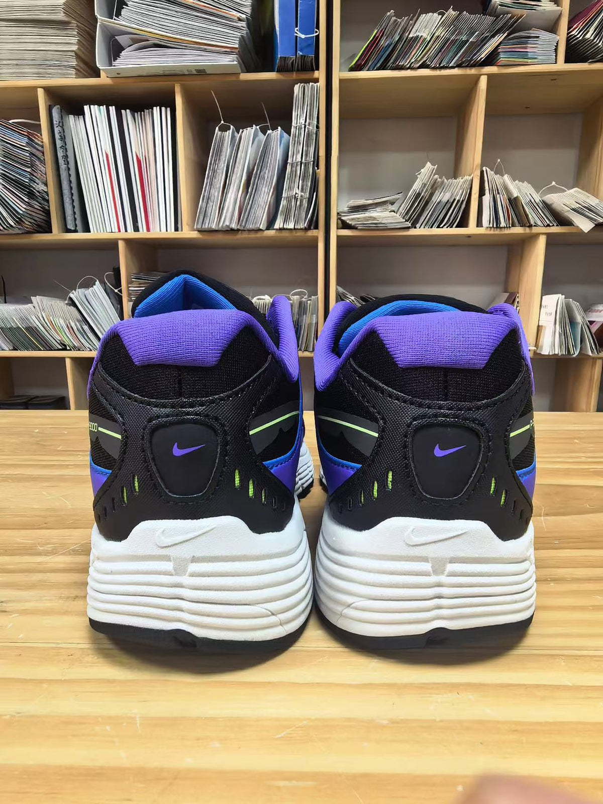 Nike P-9000 Sneakers Black Blue Purple