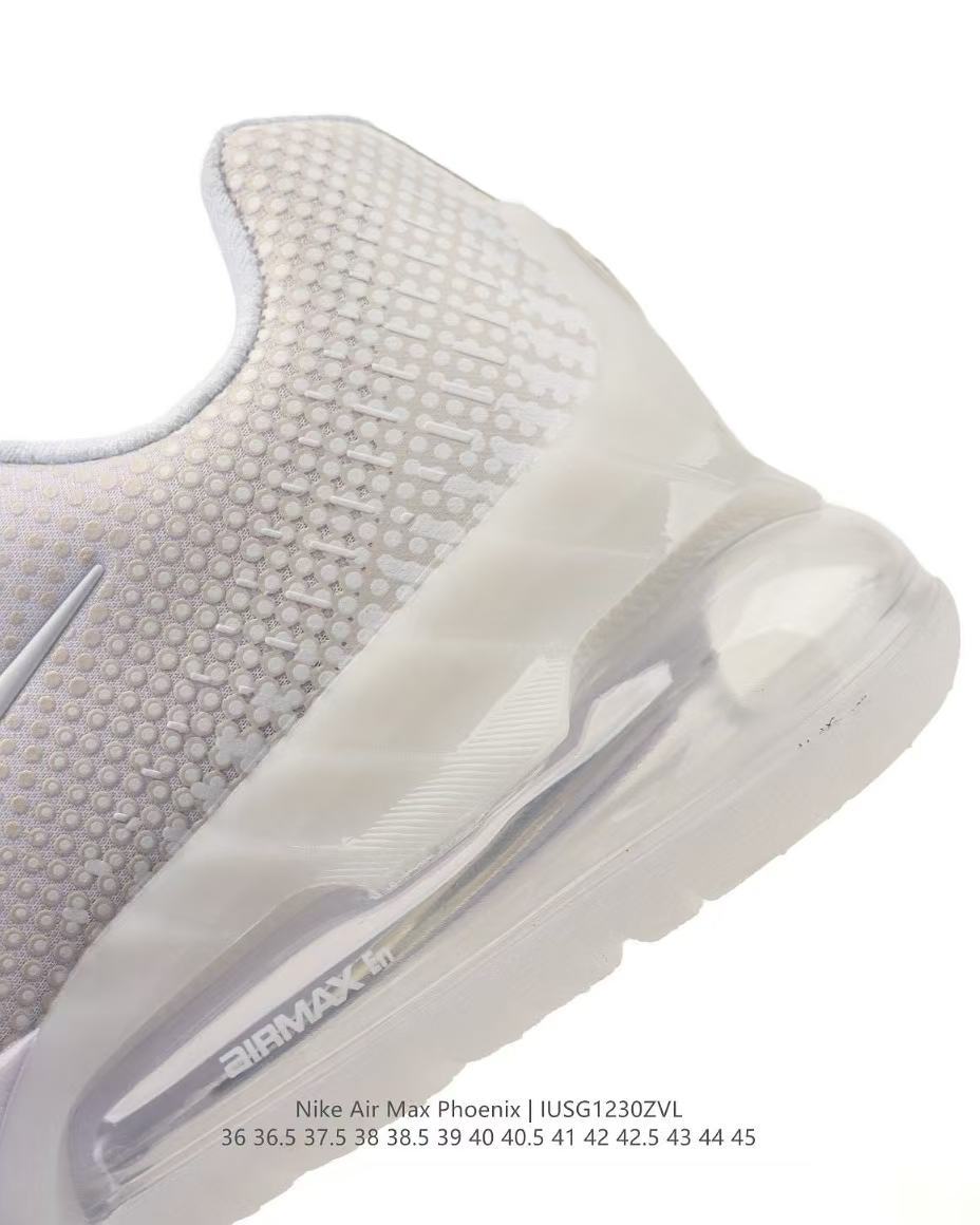 Nike Air Max Phoenix White Running Sneakers JUSG1230ZVL