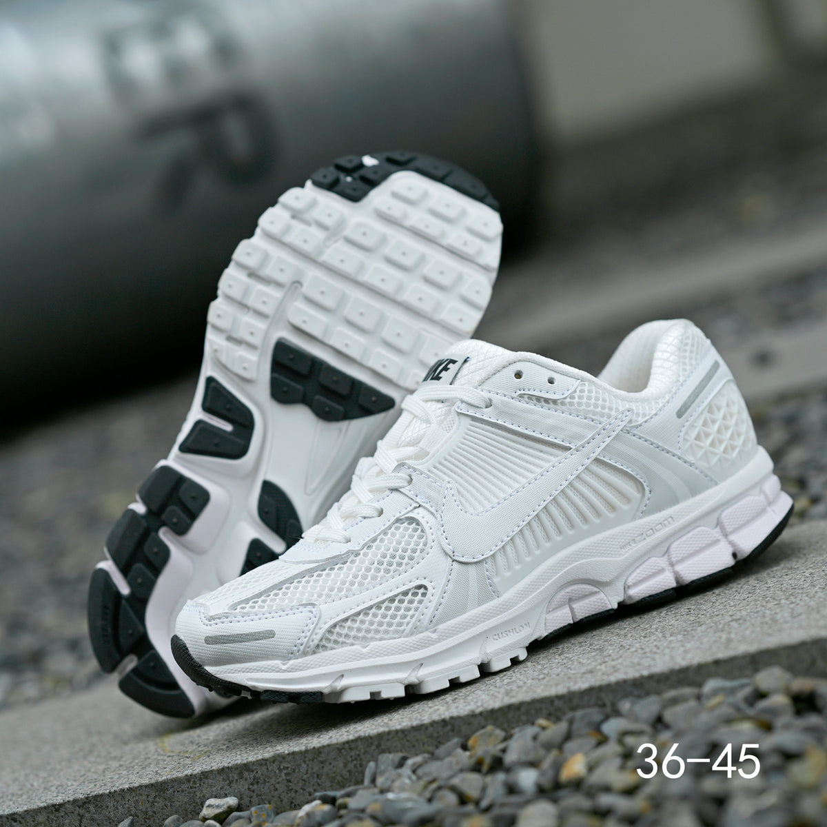 Nike Air Zoom Vomero 5 White Running Sneakers