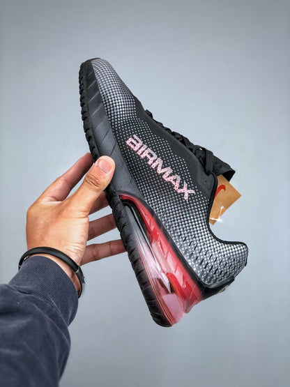 Nike Air Zoom Spiridon Black Red Running Shoes