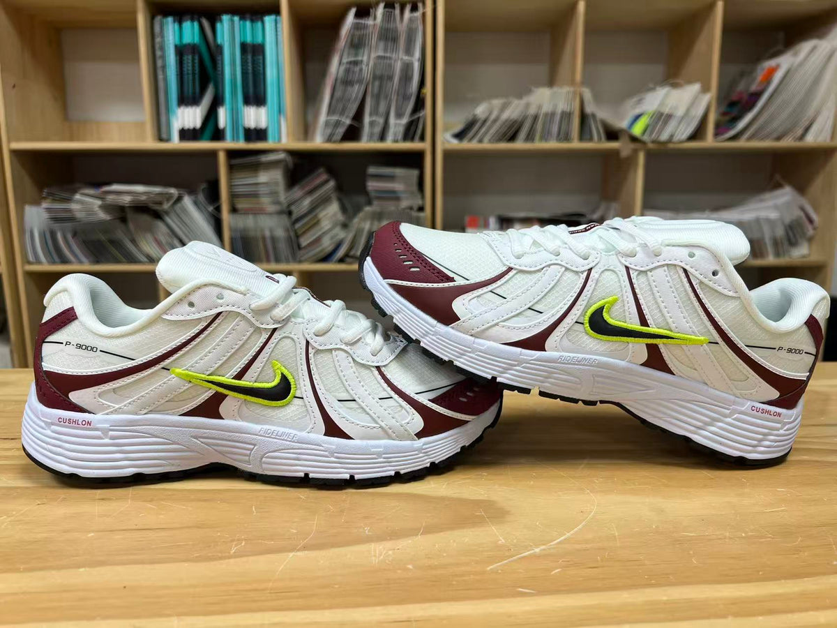 Nike P-9000 Sneakers White Burgundy Volt IZ4751-204