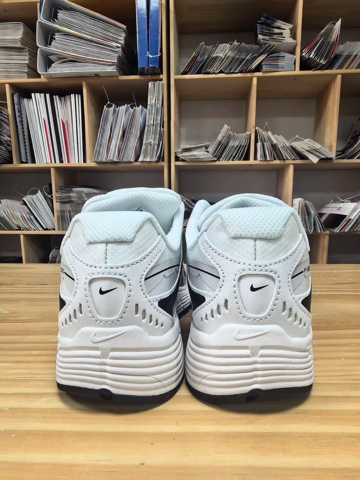 Nike P-9000 White and Black Sneakers