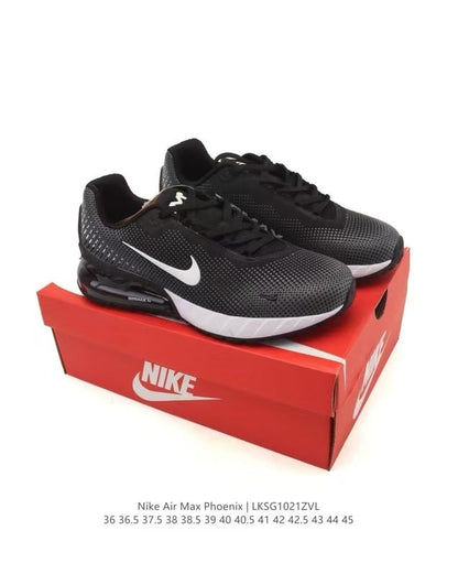 Nike Air Max Phoenix Black and White Sneakers LKS1021ZVI