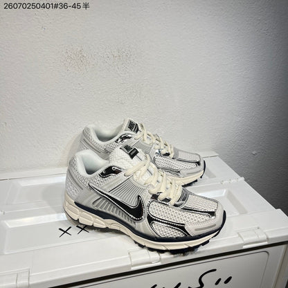 Nike Air Zoom Vomero 5 Sneakers, White and Black