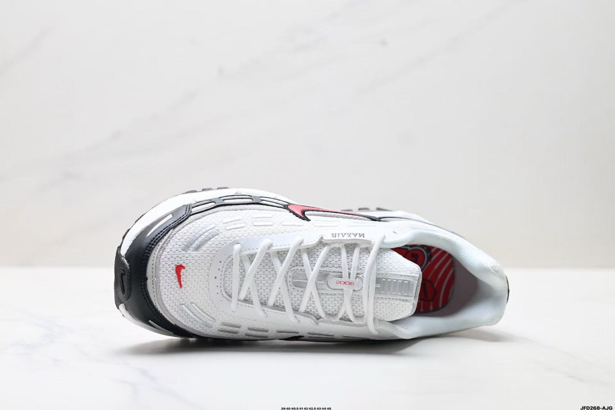 Nike Air Max 200 White Black Red Sneakers