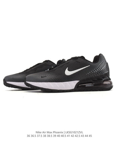 Nike Air Max Phoenix Black and White Sneakers LKS1021ZVI