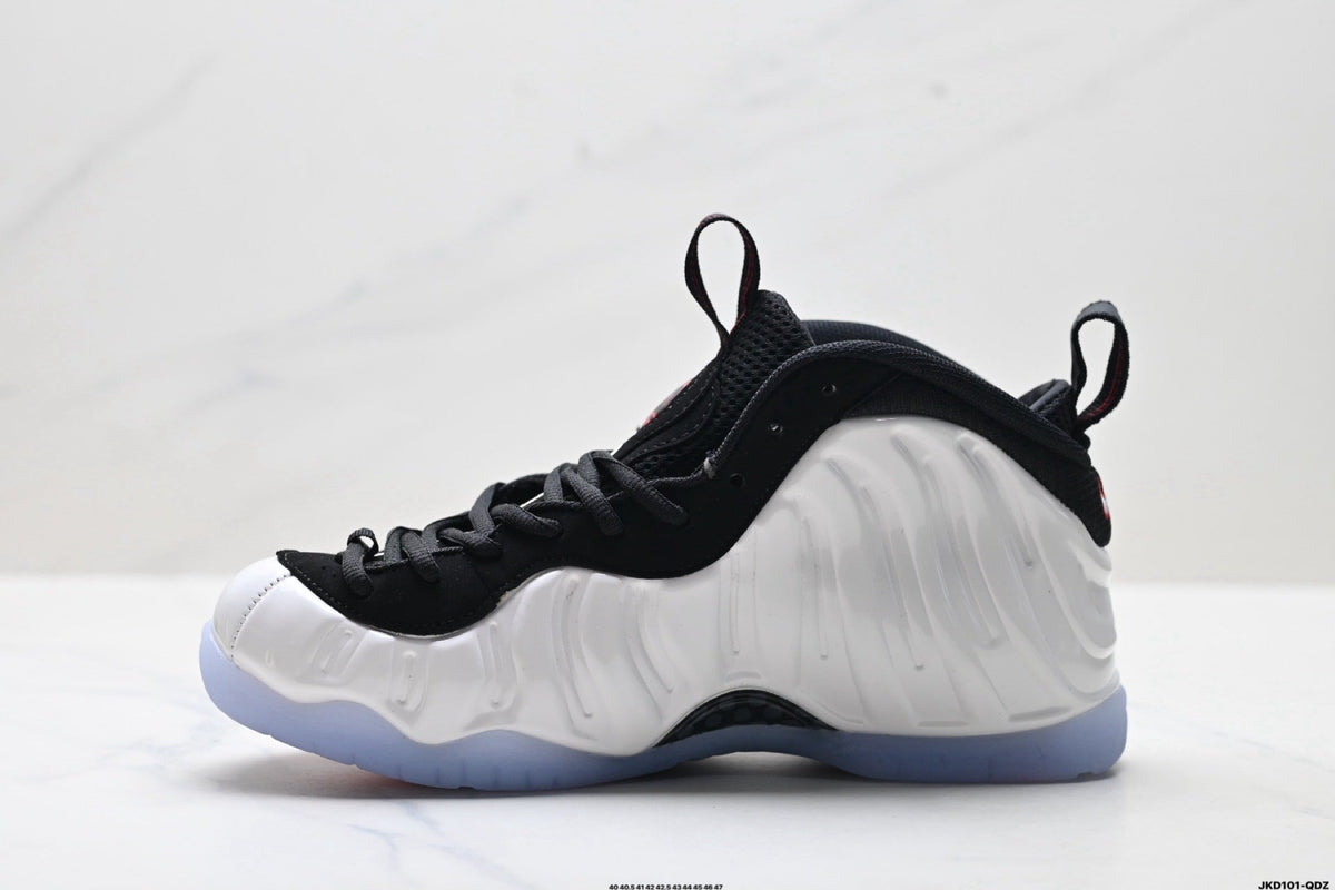 Nike Air Penny Foamposite One Black White Red Sneakers