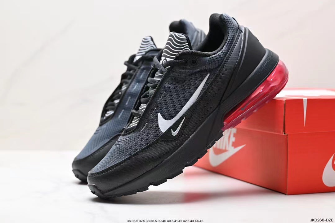 Nike Air Max 270 React Black White Purple Sneakers