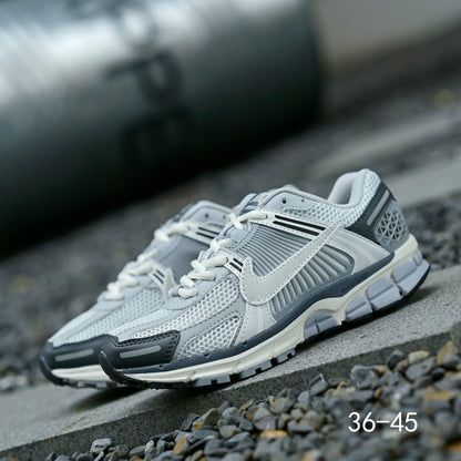 Nike Air Zoom Vomero 5 Sneakers in Light Gray and Navy