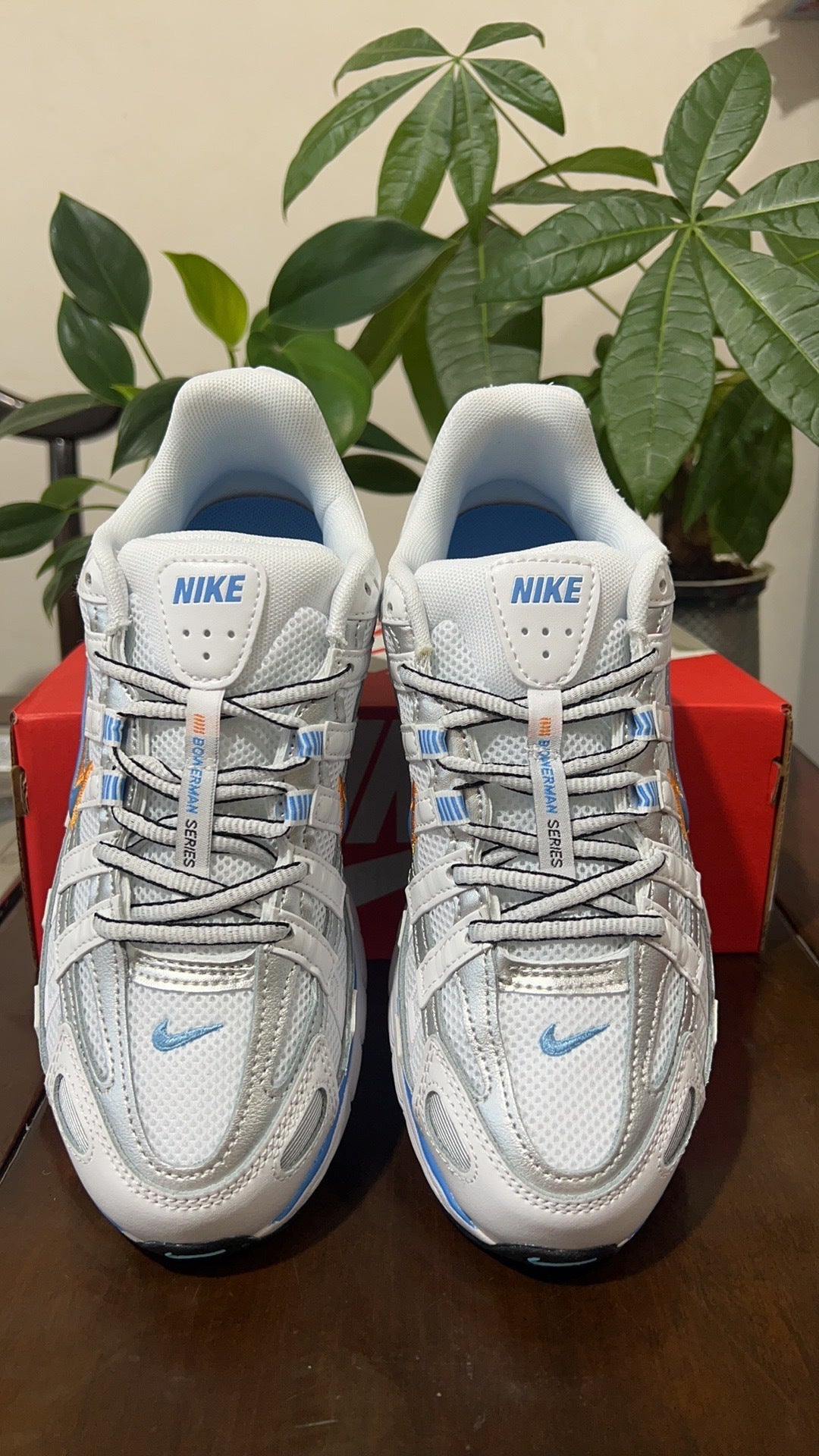 Nike P-6000 Sneakers White Blue BV1021-103