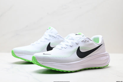 Nike Revolution 8 Running Shoes White and Green