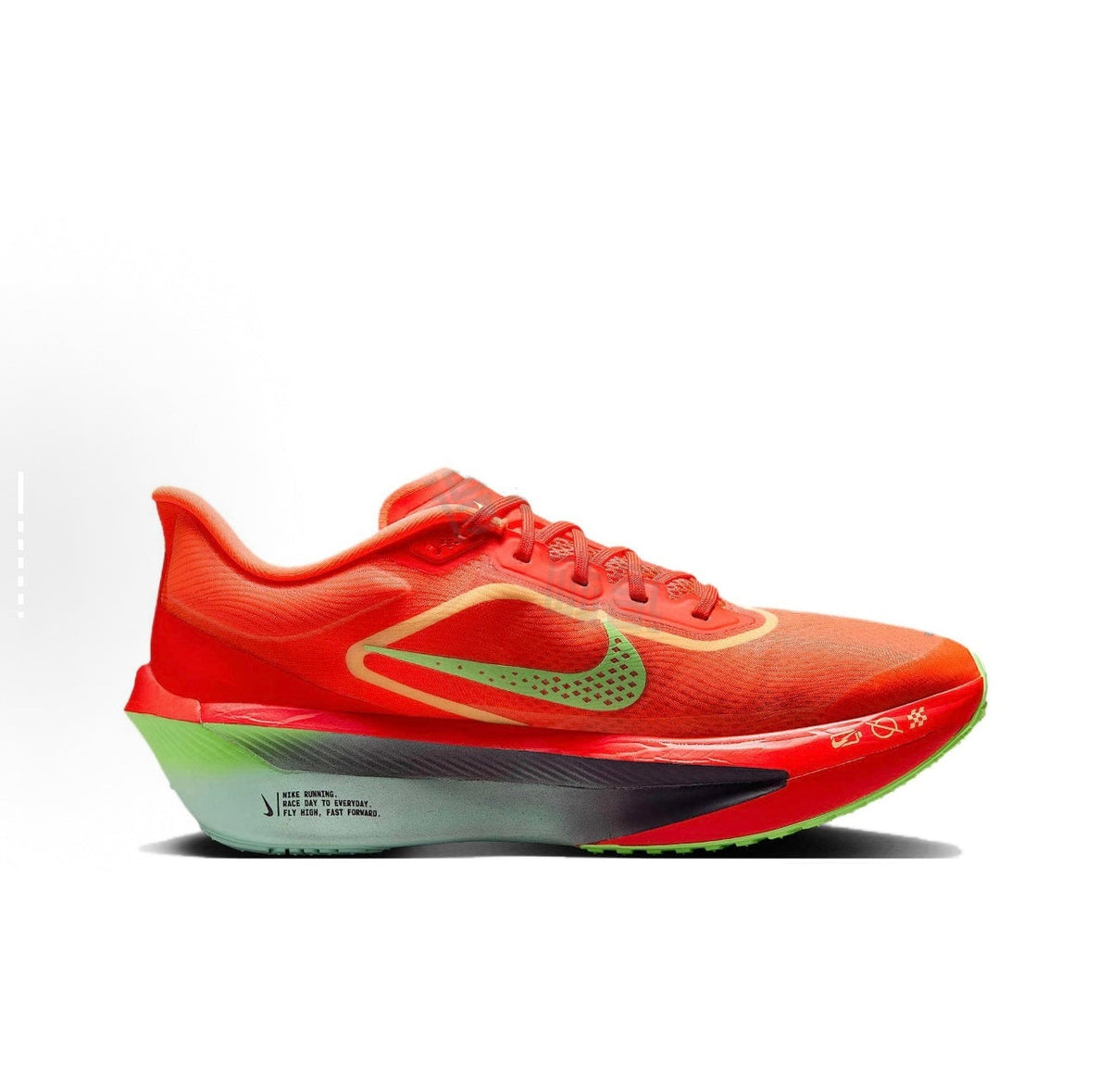 Nike Zoom Fly Running Shoes in Orange and Volt Green