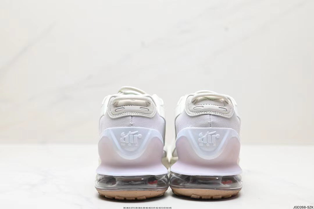 Nike Air Max 270 React ENG Sneakers in Khaki and White