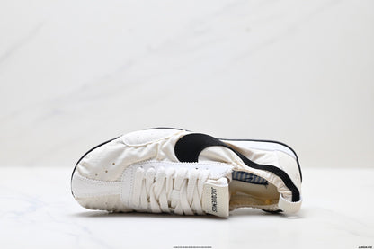 Jacquemus x Nike Jacumoon Low-Top Sneakers, White and Black