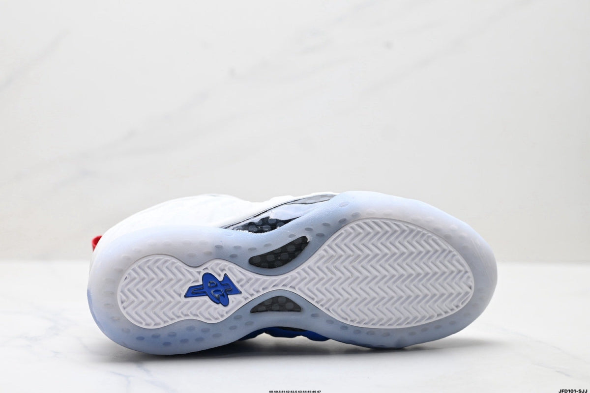 Nike Air Foamposite One Penny Hardaway White Blue Red Sneakers