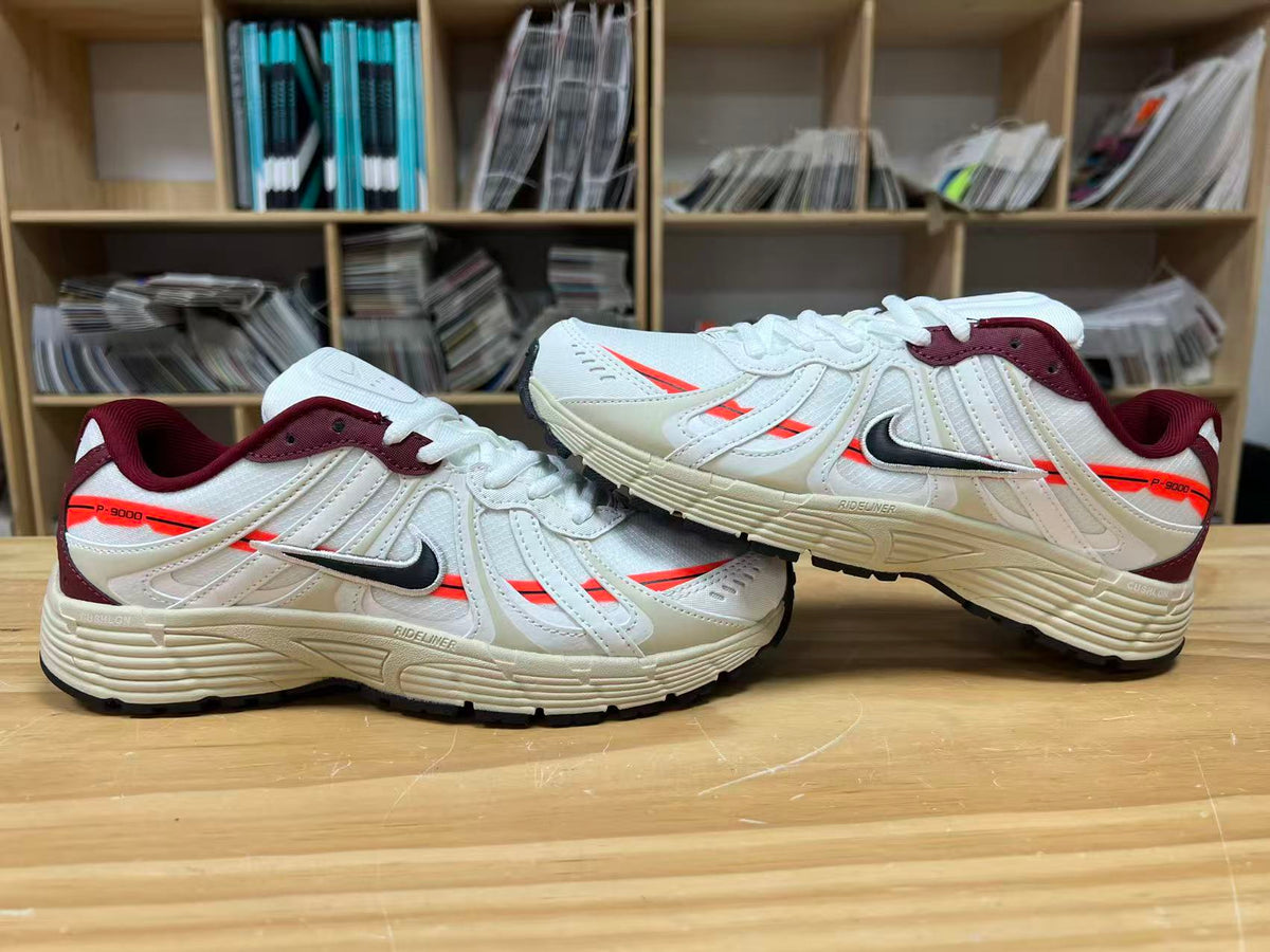Nike P-9000 Sneakers White and Burgundy IZ4751-100