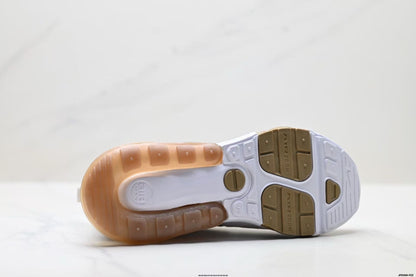 Nike Air Max 720 White and Tan Sneakers