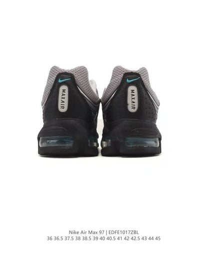 Nike Air Max 97 Grey and Black Sneakers EDE1017ZBL