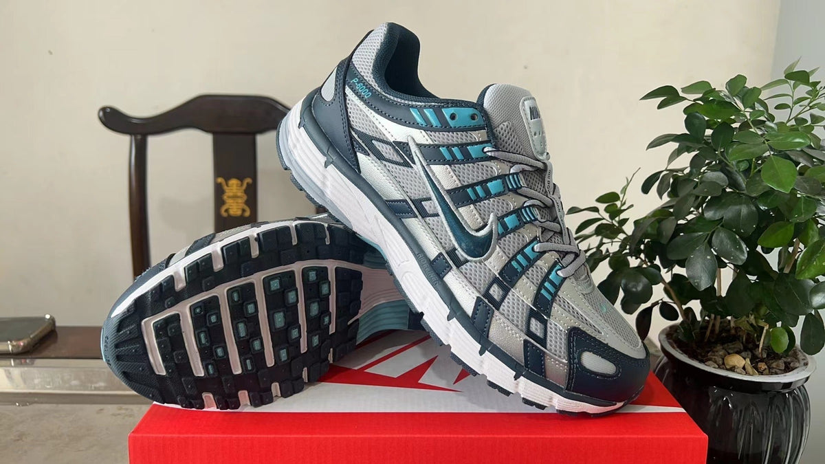 Nike P-6000 Sneakers White Navy Turquoise CD6404-402
