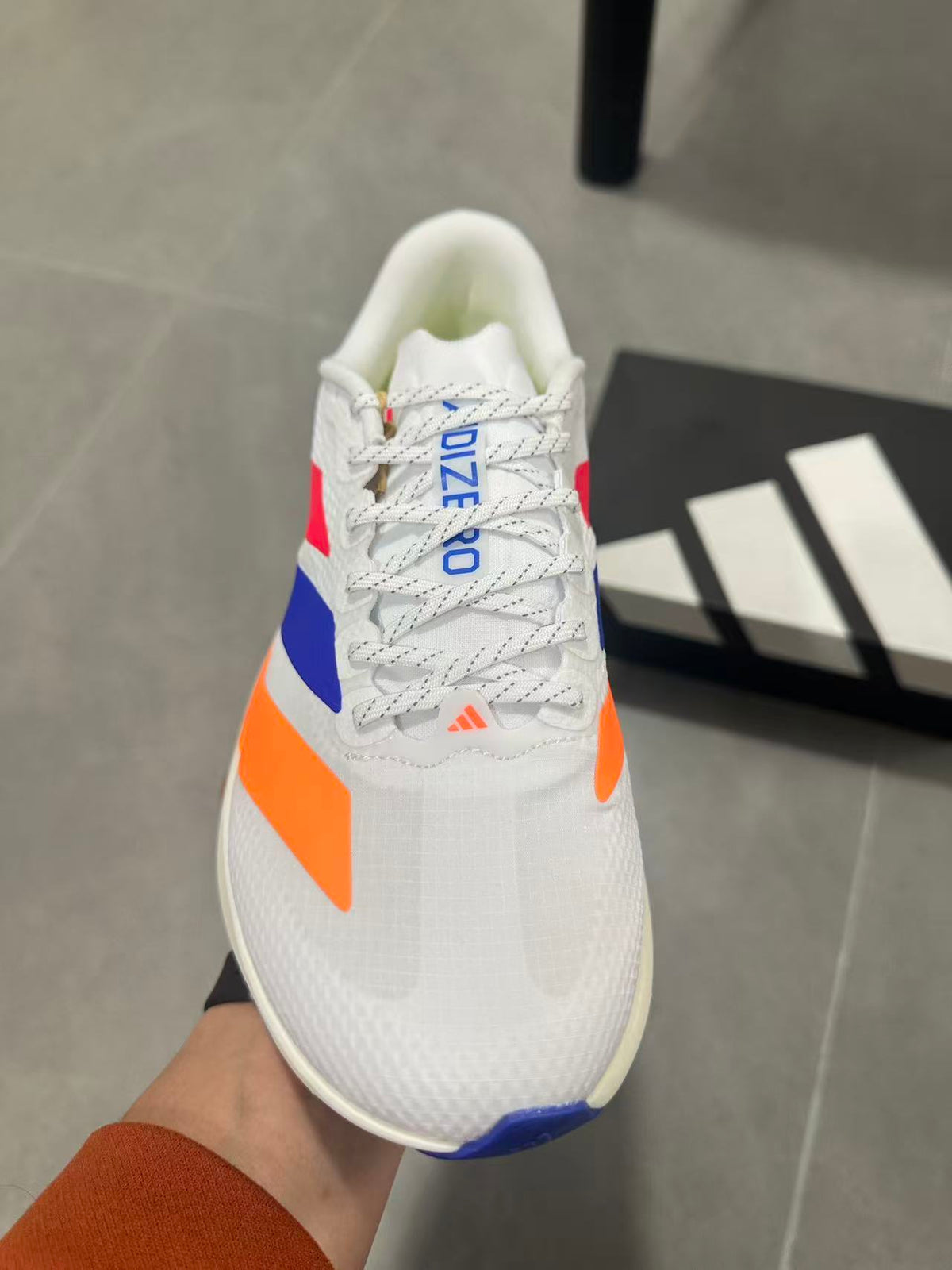 Nike Lightstrike Pro Running Shoes White Blue Orange KI4454