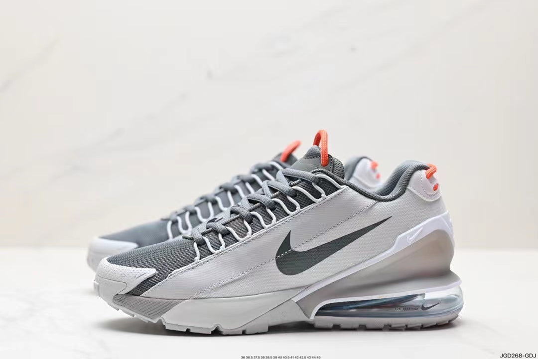 Nike Air Max 270 GDJ Sneakers in White, Gray and Orange