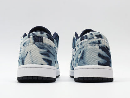 Nike Dunk Low Washed Denim Sneakers Blue CZ8455-100