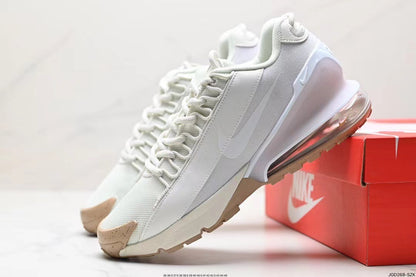 Nike Air Max 270 React ENG Sneakers in Khaki and White