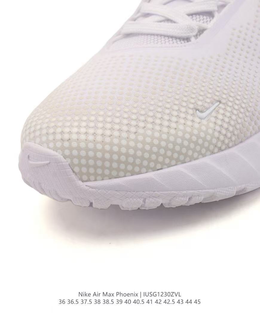 Nike Air Max Phoenix White Running Sneakers JUSG1230ZVL
